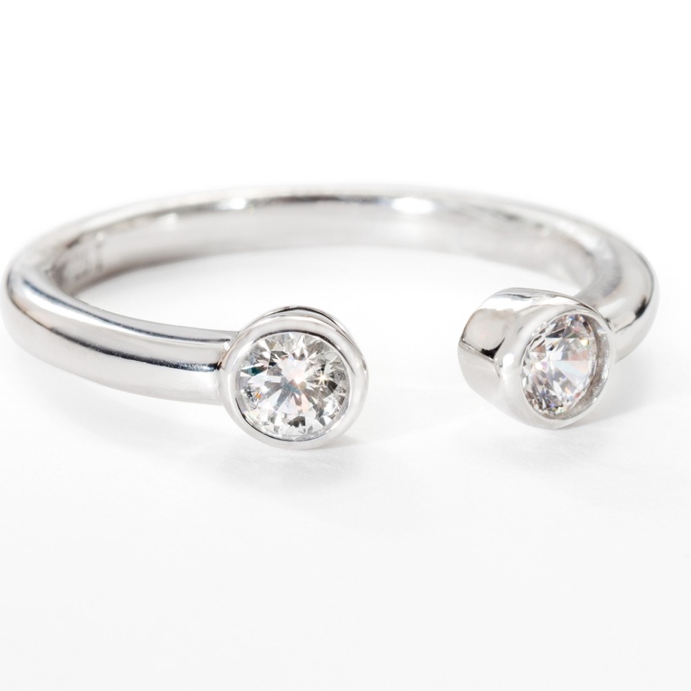 Touchstone Crystal by Swarovski Open Mind Ring